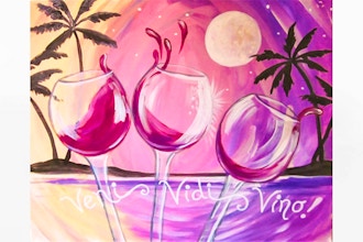 Paint Nite: I Came, I Saw, I Wined